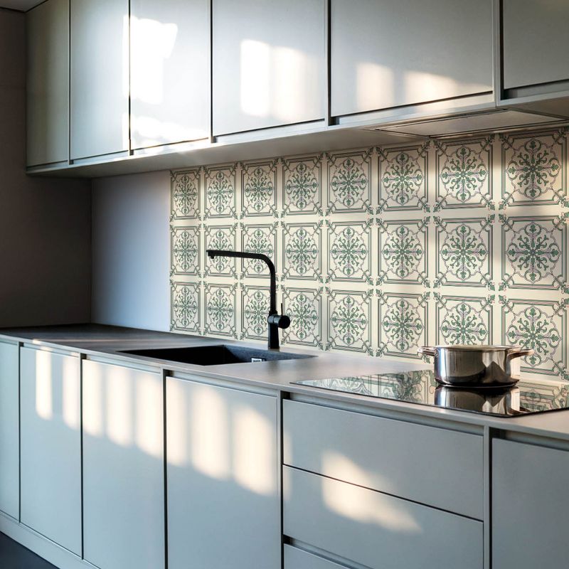 Panele samoprzylepne Wallfluent 40x20 cm Ornamenty w kwiatowym wzorze 10 szt.