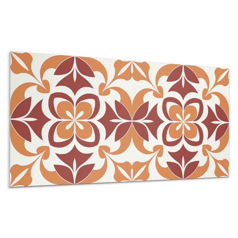 Panele samoprzylepne Wallfluent 40x20 cm Roślinny wzór z liściastymi akcentami 10 szt.