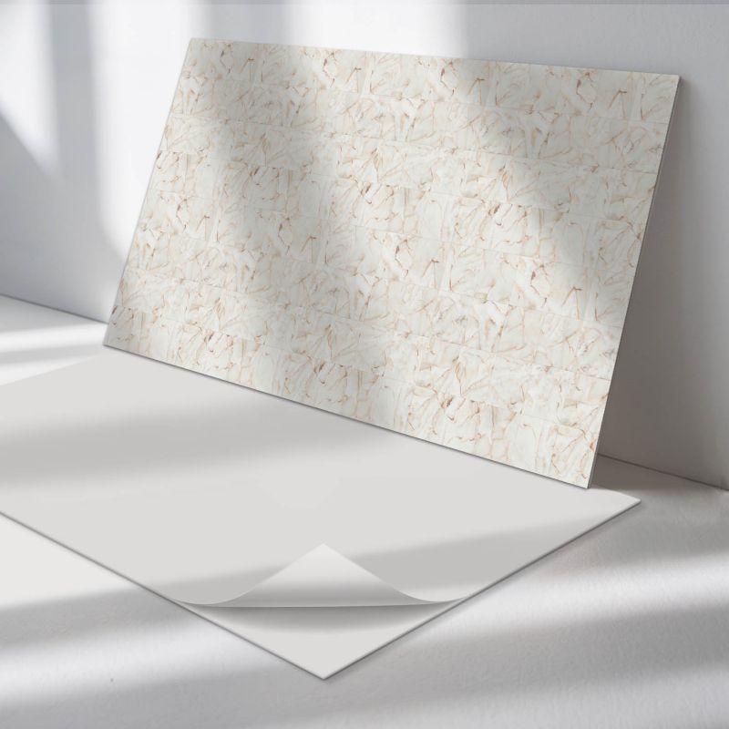 Panele samoprzylepne Wallfluent 40x20 cm Stylizowane płytki marmurowe 10 szt.