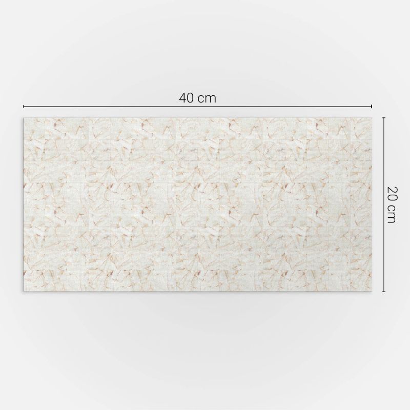 Panele samoprzylepne Wallfluent 40x20 cm Stylizowane płytki marmurowe 10 szt.