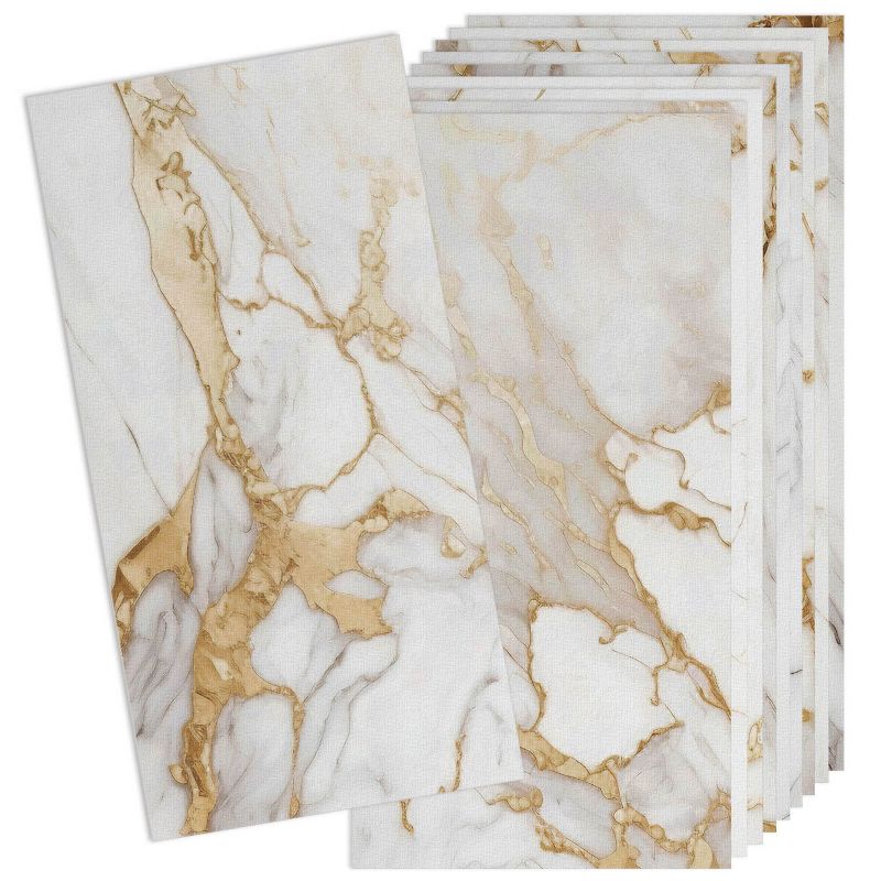 Panele samoprzylepne Wallfluent 40x20 cm Stylowy marmur z delikatnymi żyłkami 10 szt.