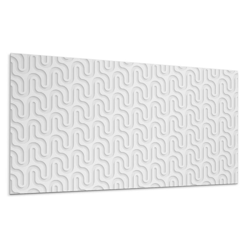 Panele samoprzylepne Wallfluent 40x20 cm Trójwymiarowe Fale 10 szt.