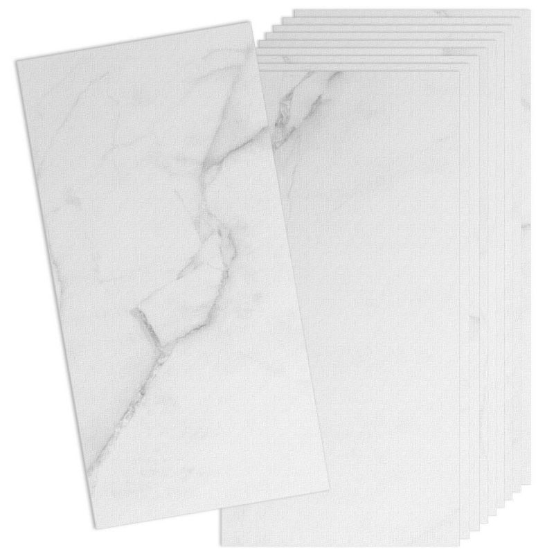 Panele samoprzylepne Wallfluent 40x20 cm Wytworny design marmurowy 10 szt.
