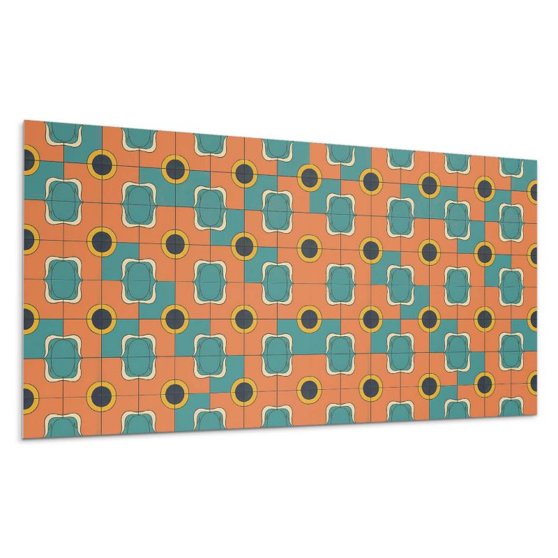 Panele samoprzylepne Wallfluent 40x20 cm Wzór abstrakcyjny w geometrii 10 szt.