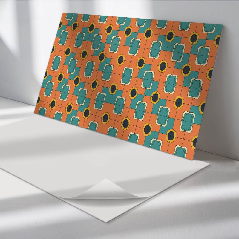 Panele samoprzylepne Wallfluent 40x20 cm Wzór abstrakcyjny w geometrii 10 szt.