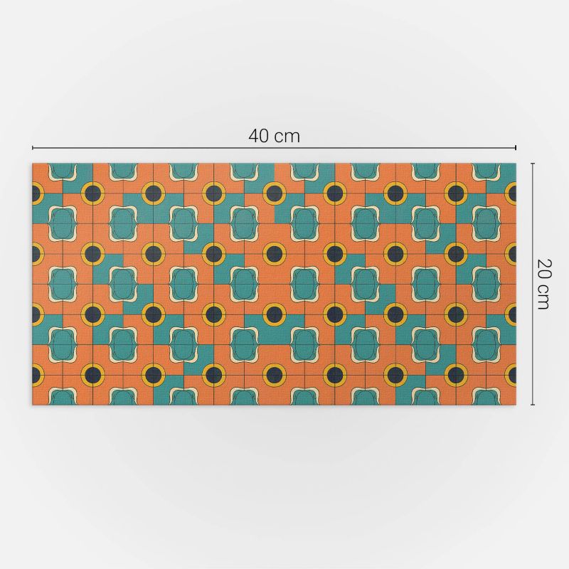 Panele samoprzylepne Wallfluent 40x20 cm Wzór abstrakcyjny w geometrii 10 szt.