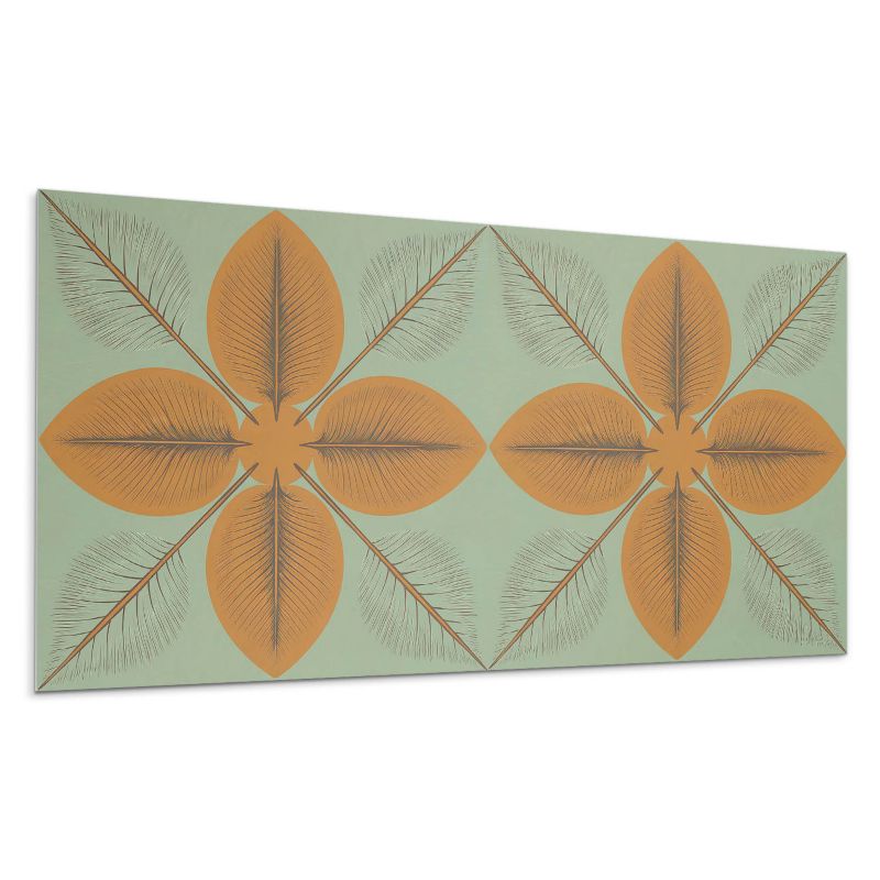 Panele samoprzylepne Wallfluent 40x20 cm Wzór liści w harmonijnej kompozycji 10 szt.