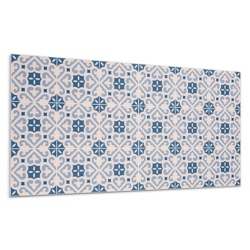 Panele samoprzylepne Wallfluent 40x20 cm Wzór z zdobieniami na płytkach 10 szt.