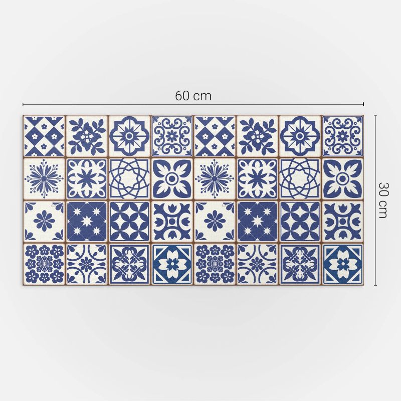 Panele samoprzylepne Wallfluent 60x30 cm Dekoracyjne Wzory Płytek 6 szt.