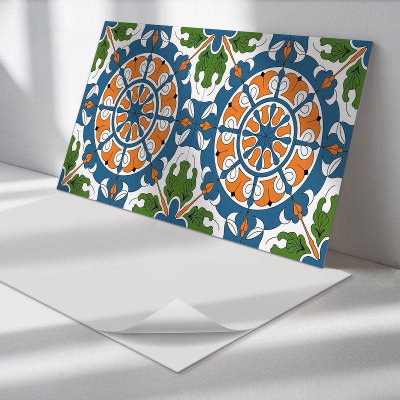 Panele samoprzylepne Wallfluent 60x30 cm Dekoracyjne wzory roślinne 6 szt.