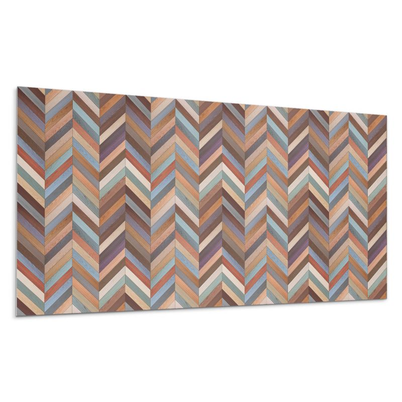 Panele samoprzylepne Wallfluent 60x30 cm Drewniana jodełka w eleganckim wydaniu 6 szt.