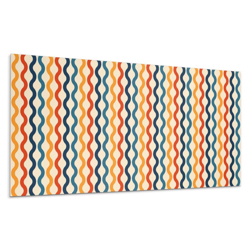 Panele samoprzylepne Wallfluent 60x30 cm Fale w dynamicznej kompozycji 6 szt.