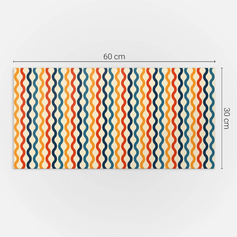 Panele samoprzylepne Wallfluent 60x30 cm Fale w dynamicznej kompozycji 6 szt.