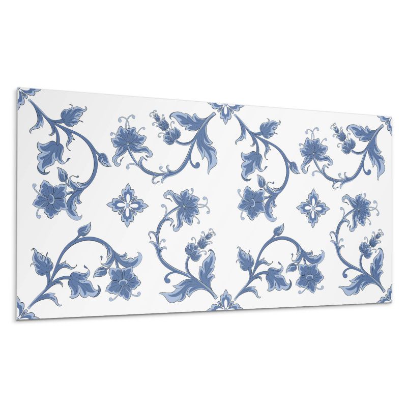 Panele samoprzylepne Wallfluent 60x30 cm Florystyczny wzór 6 szt.