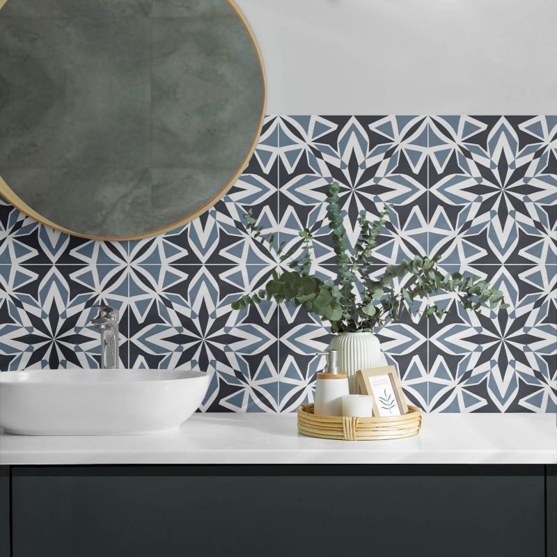 Panele samoprzylepne Wallfluent 60x30 cm Geometria w harmonijnych formach 6 szt.