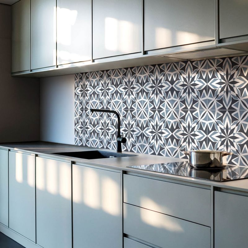 Panele samoprzylepne Wallfluent 60x30 cm Geometria w harmonijnych formach 6 szt.