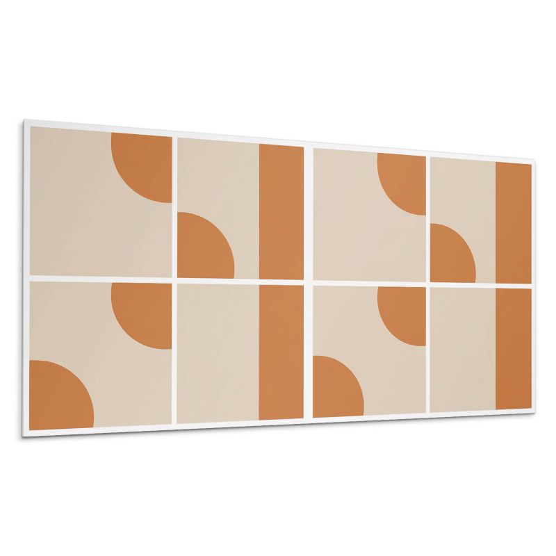 Panele samoprzylepne Wallfluent 60x30 cm Geometriczne motywy w stylu abstrakcyjnym 6 szt.