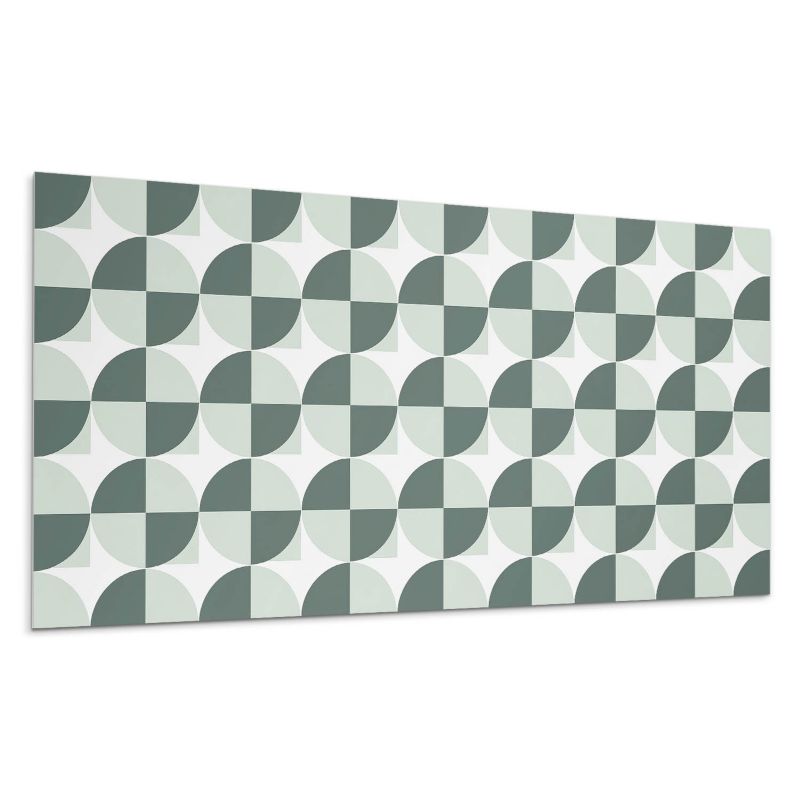 Panele samoprzylepne Wallfluent 60x30 cm Geometryczne formy okręgi i kwadraty 6 szt.