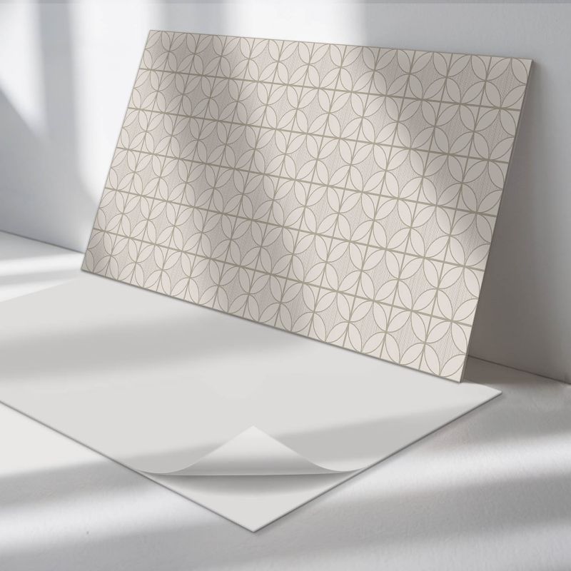 Panele samoprzylepne Wallfluent 60x30 cm Geometryka z okręgami w nowoczesnym wydaniu 6 szt.