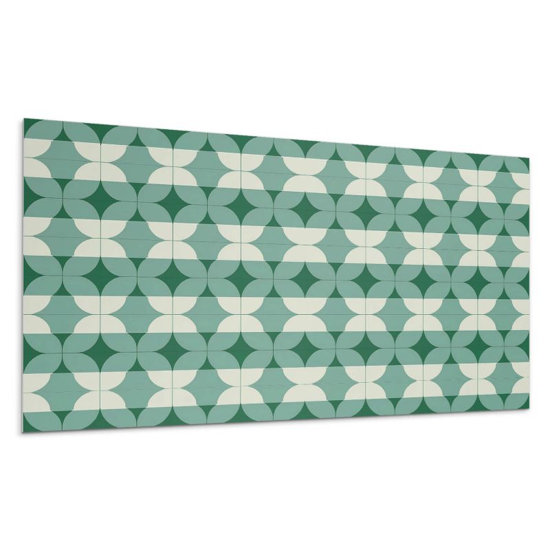 Panele samoprzylepne Wallfluent 60x30 cm Krągłe wzory w geometrii 6 szt.