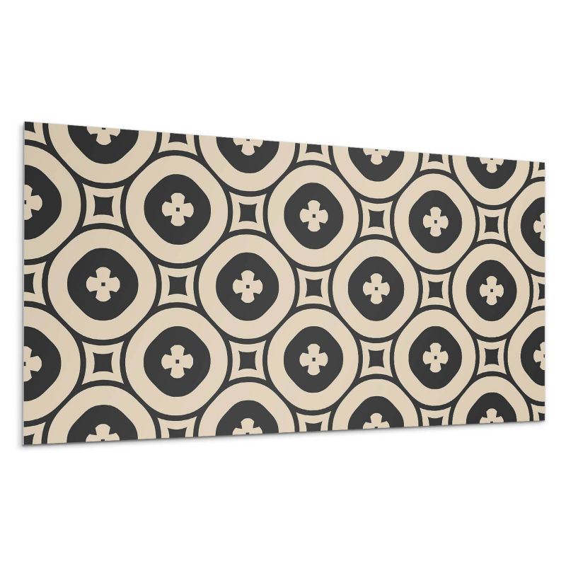Panele samoprzylepne Wallfluent 60x30 cm Kwadratowe motywy w stylu geometrycznym 6 szt.