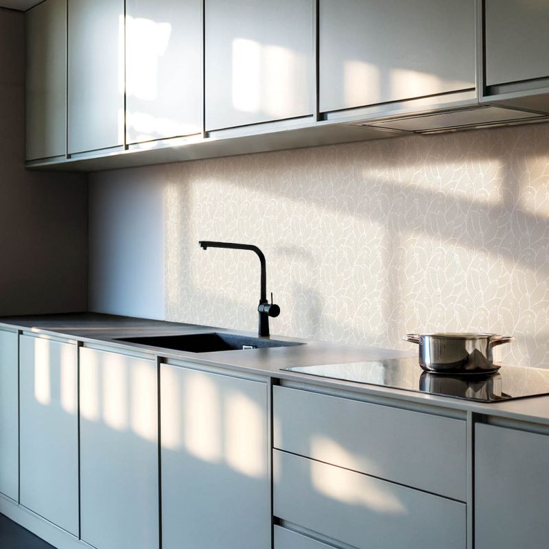 Panele samoprzylepne Wallfluent 60x30 cm Kwiatowe liście falistym 6 szt.