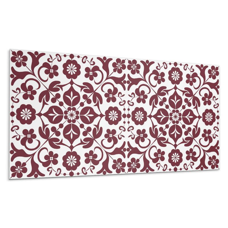 Panele samoprzylepne Wallfluent 60x30 cm Kwiatowy motyw z ornamentalnymi akcentami 6 szt.