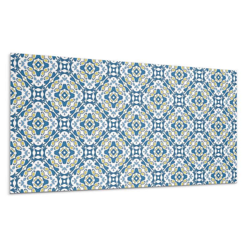 Panele samoprzylepne Wallfluent 60x30 cm Kwiatowy wzór w geometrycznej odsłonie 6 szt.