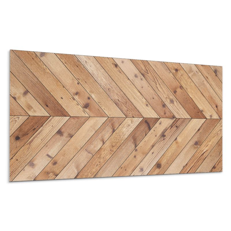 Panele samoprzylepne Wallfluent 60x30 cm Motyw desek w artystycznym układzie skośnym 6 szt.