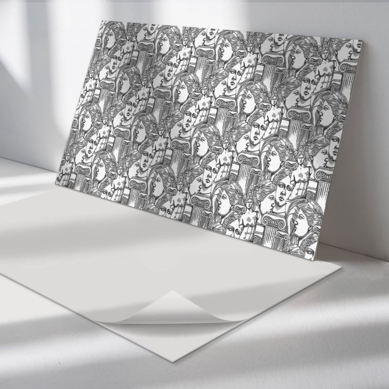 Panele samoprzylepne Wallfluent 60x30 cm Motyw z tradycyjnymi rzeźbami 6 szt.