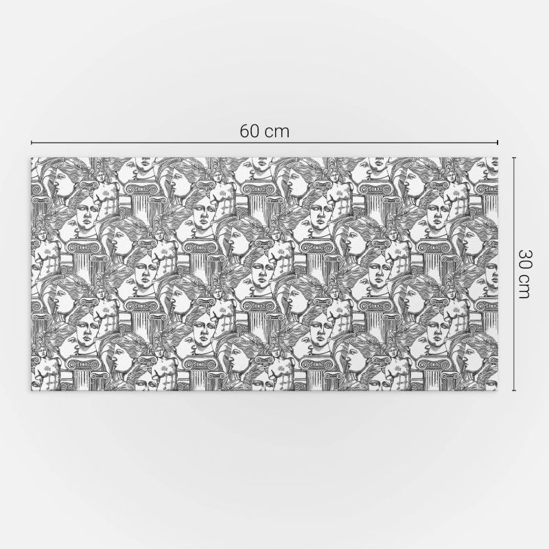 Panele samoprzylepne Wallfluent 60x30 cm Motyw z tradycyjnymi rzeźbami 6 szt.