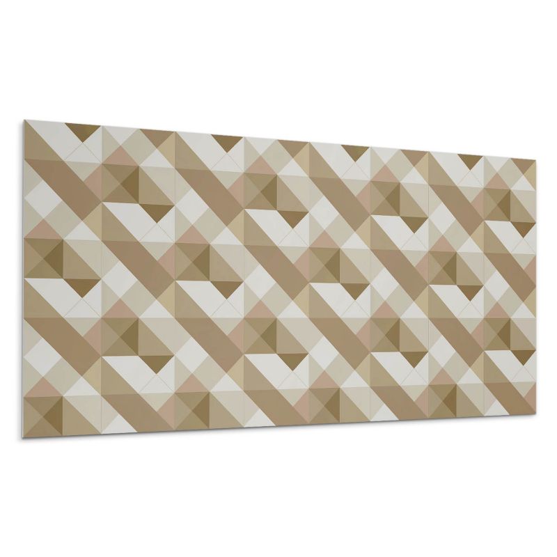 Panele samoprzylepne Wallfluent 60x30 cm Naturalne wzory inspirowane geometrią 6 szt.