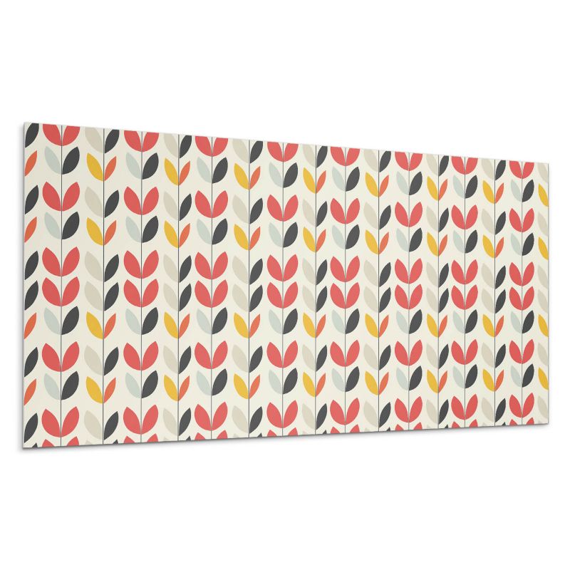 Panele samoprzylepne Wallfluent 60x30 cm Roślinny wzór 6 szt.