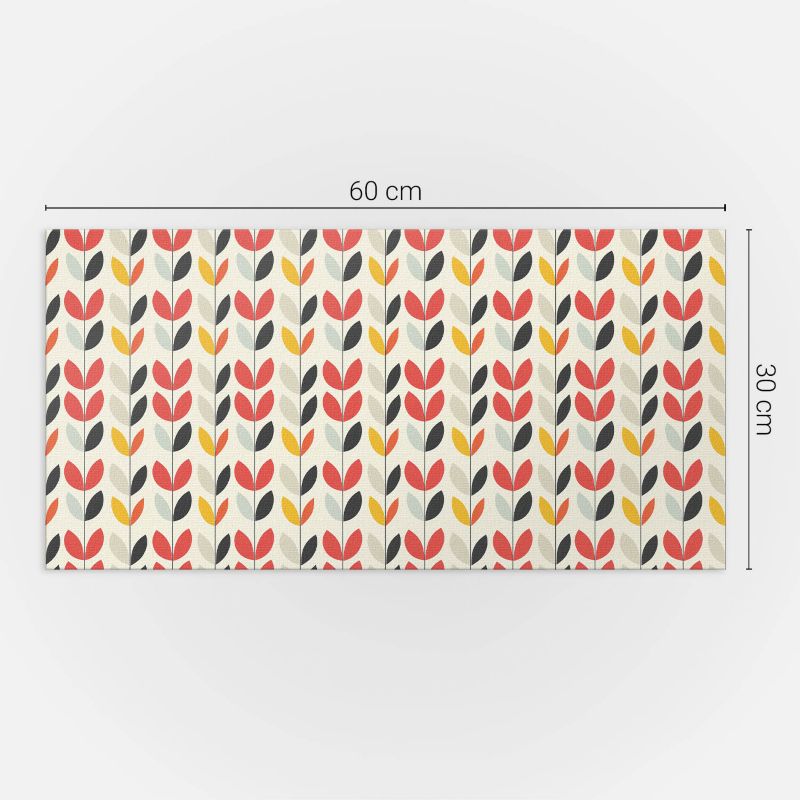 Panele samoprzylepne Wallfluent 60x30 cm Roślinny wzór 6 szt.