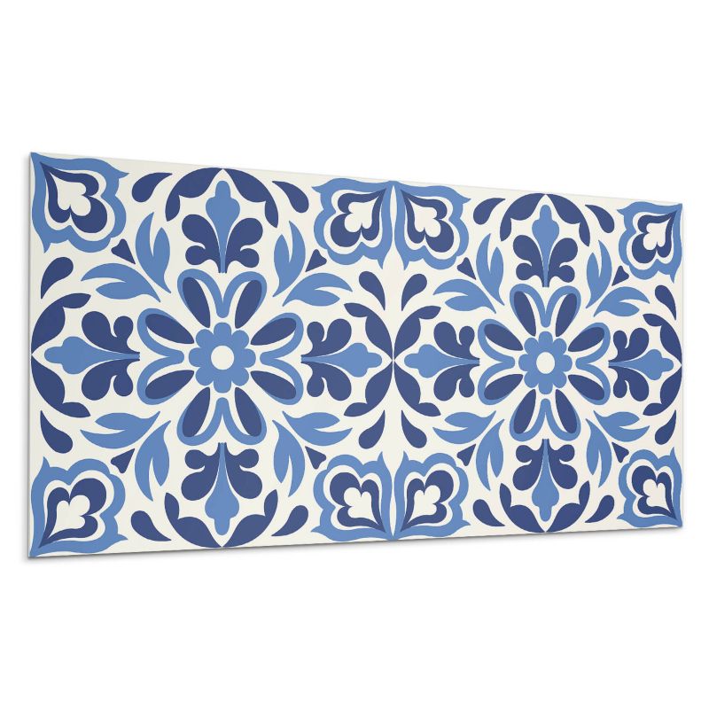 Panele samoprzylepne Wallfluent 60x30 cm Roślinny wzór artystyczny 6 szt.