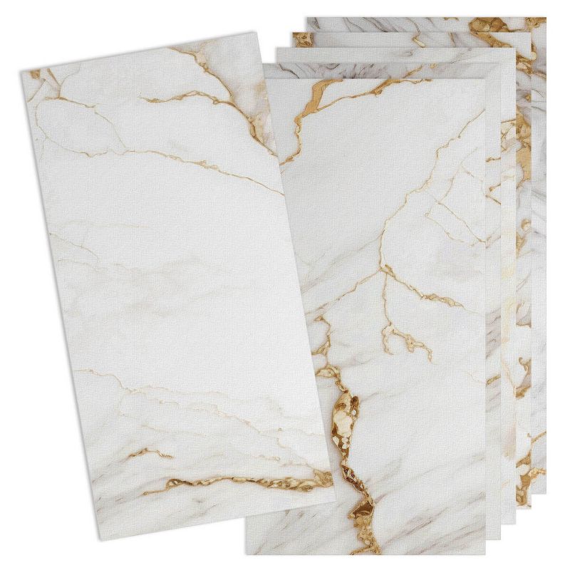 Panele samoprzylepne Wallfluent 60x30 cm Stylowy marmur z delikatnymi żyłkami 6 szt.
