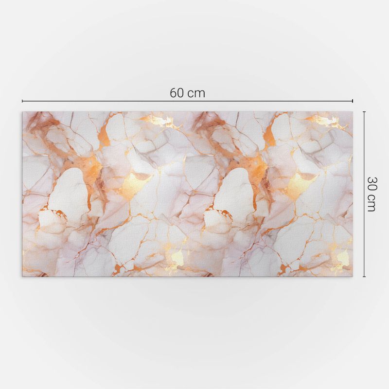 Panele samoprzylepne Wallfluent 60x30 cm Stylowy marmur z delikatnymi żyłkami 6 szt.
