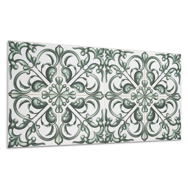 Panele samoprzylepne Wallfluent 60x30 cm Symetryczne wzory roślinne w ujęciu 6 szt.
