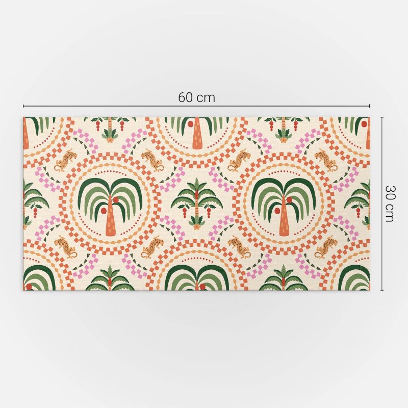 Panele samoprzylepne Wallfluent 60x30 cm Tropikalne inspiracje roślinne 6 szt.