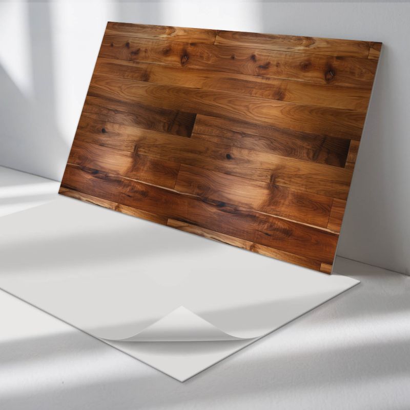 Panele samoprzylepne Wallfluent 60x30 cm Układ desek w naturalnym stylu 6 szt.