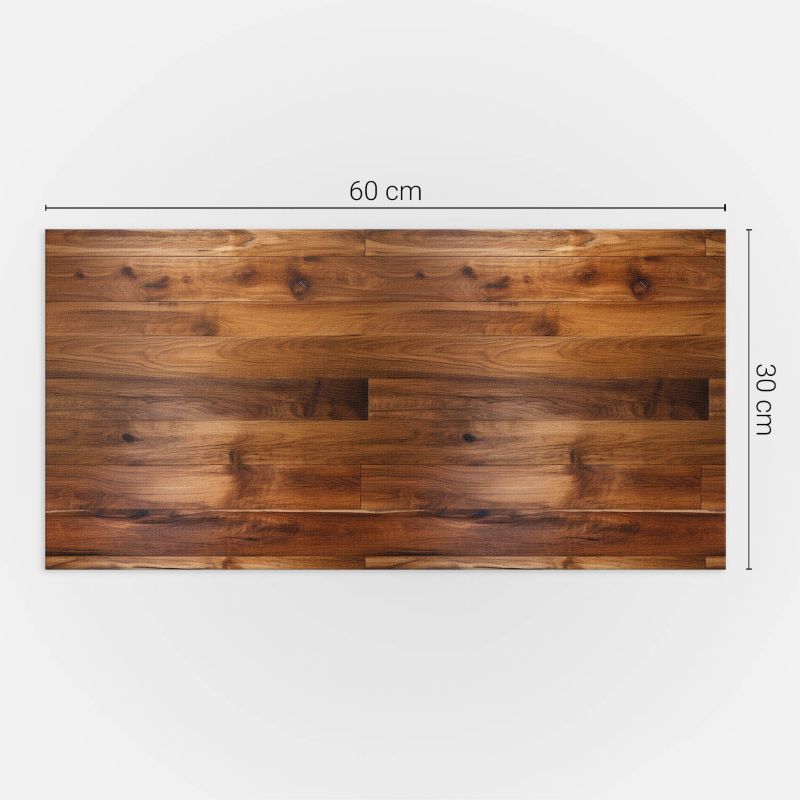Panele samoprzylepne Wallfluent 60x30 cm Układ desek w naturalnym stylu 6 szt.