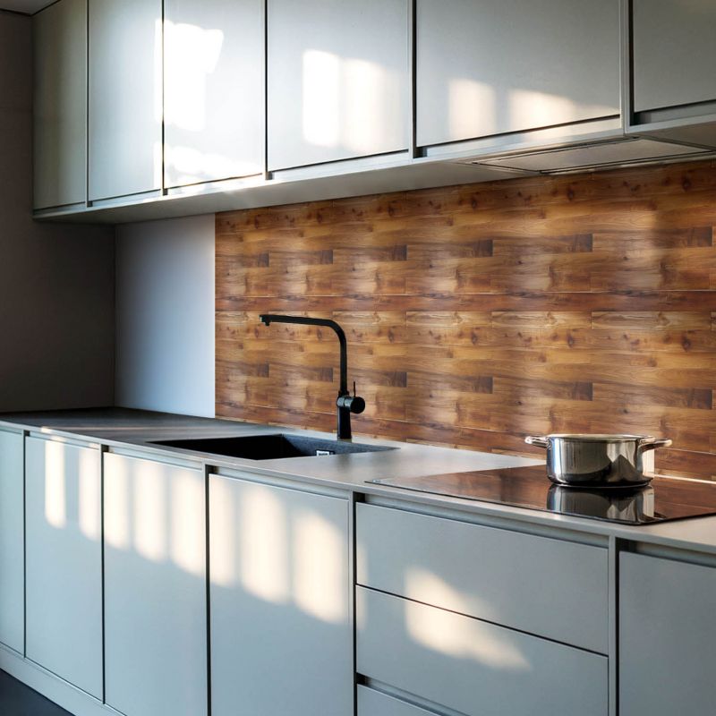 Panele samoprzylepne Wallfluent 60x30 cm Układ desek w naturalnym stylu 6 szt.