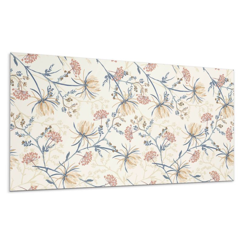 Panele samoprzylepne Wallfluent 60x30 cm Wzór florystyczny 6 szt.