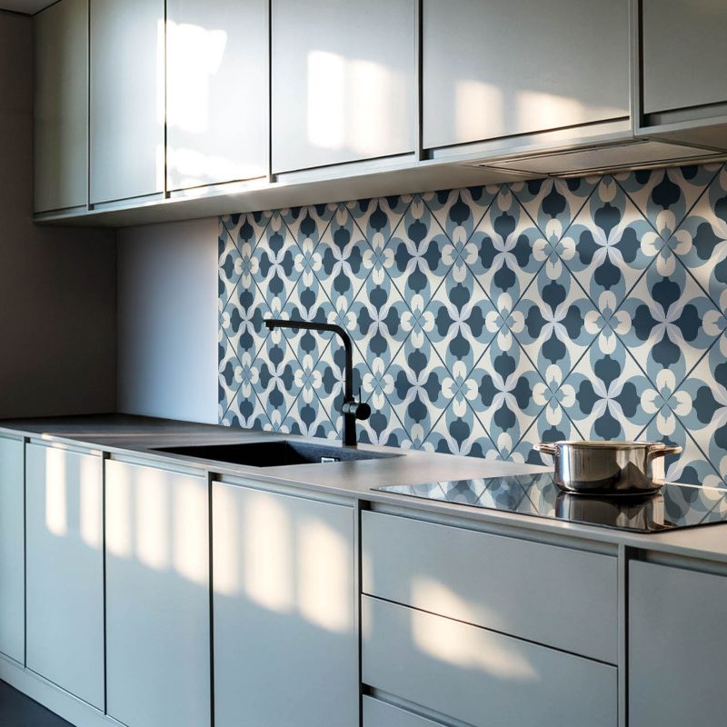 Panele samoprzylepne Wallfluent 60x30 cm Wzór geometryczny w artystycznej odsłonie 6 szt.