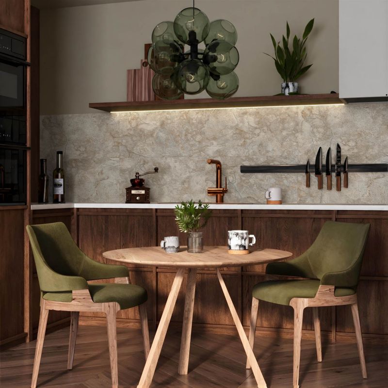 Panele samoprzylepne Wallfluent 60x30 cm Wzór inspirowany naturą kamieni 6 szt.