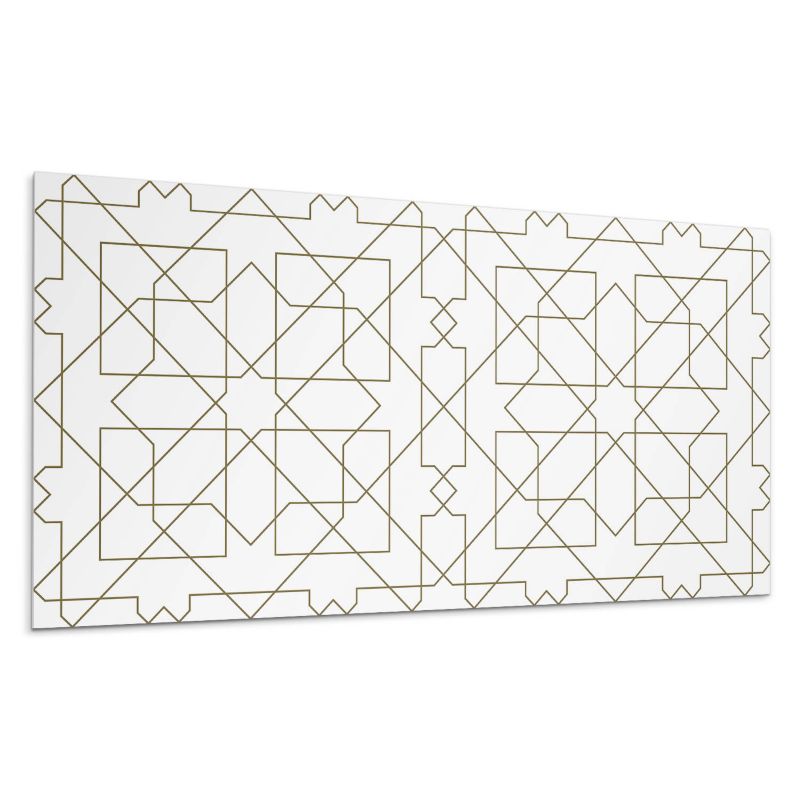 Panele samoprzylepne Wallfluent 60x30 cm Wzór linii w formie geometrycznej 6 szt.