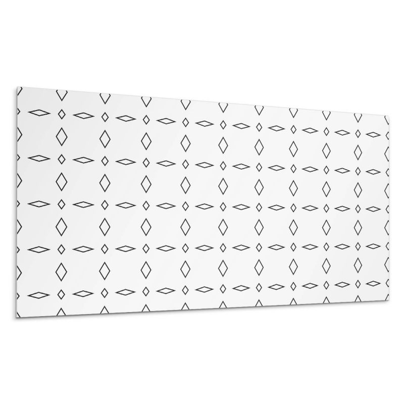 Panele samoprzylepne Wallfluent 60x30 cm Wzór rombów w stylu geometrycznym 6 szt.