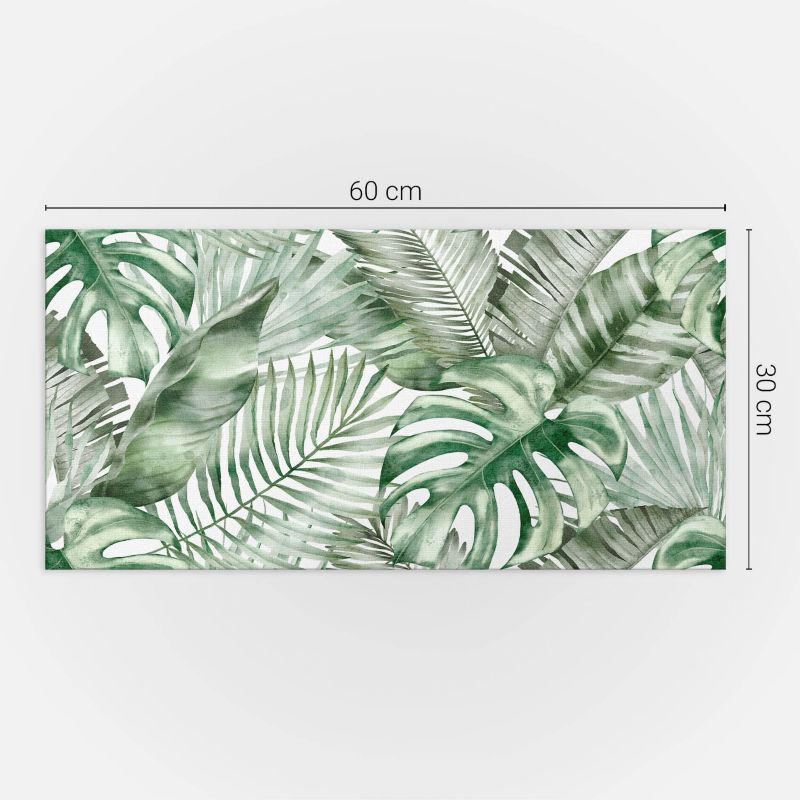 Panele samoprzylepne Wallfluent 60x30 cm Wzór tropikalnych liści 6 szt.
