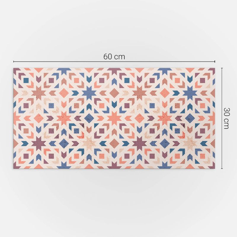 Panele samoprzylepne Wallfluent 60x30 cm Zgodność wzorów geometrycznych 6 szt.