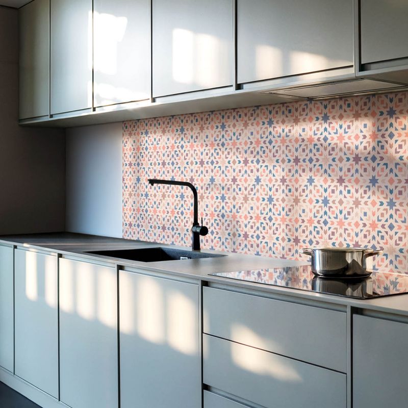 Panele samoprzylepne Wallfluent 60x30 cm Zgodność wzorów geometrycznych 6 szt.